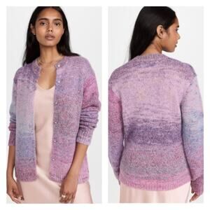 NWT Dannijo Mystical Ombre Sequin Cardigan XS Purple‎